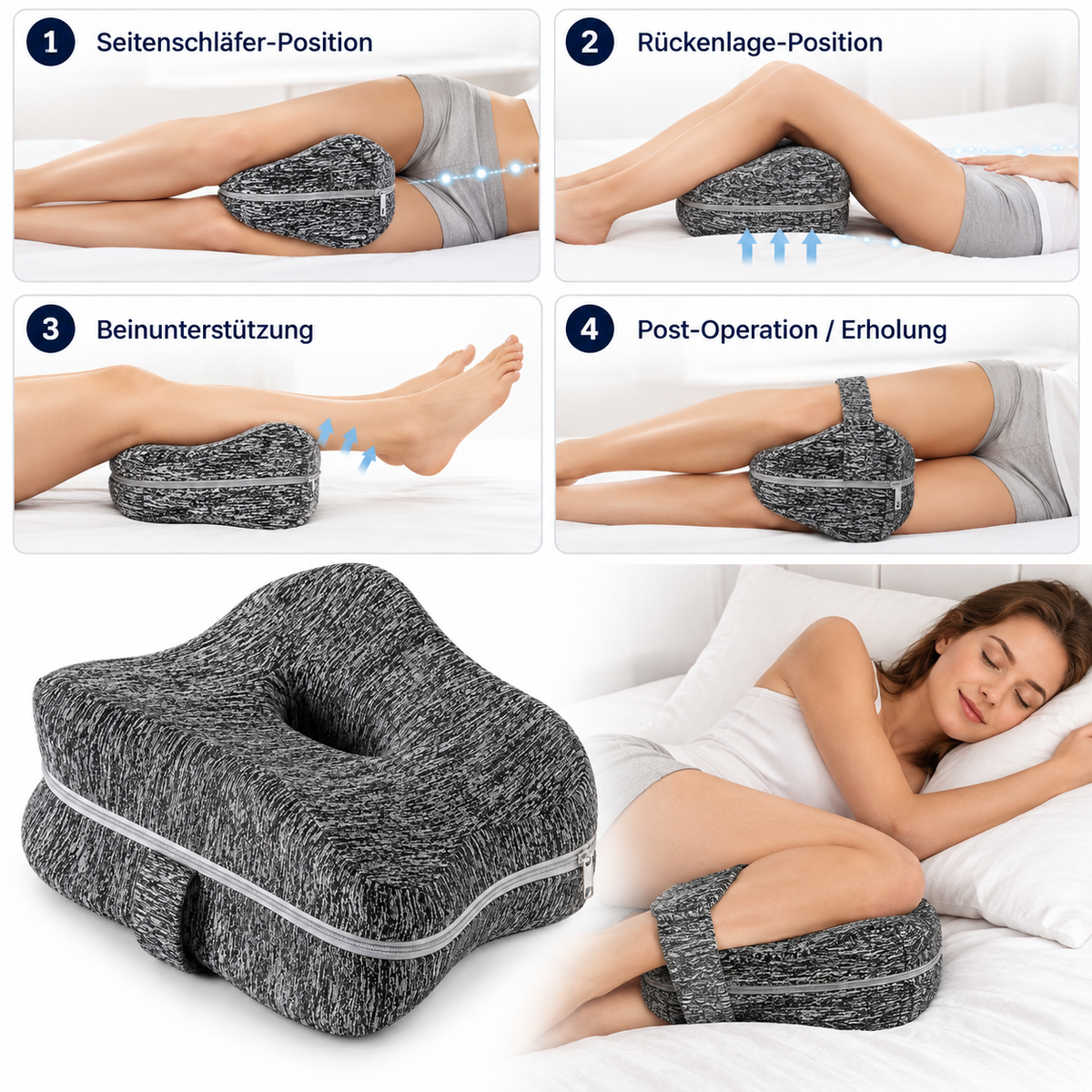 MOVENAX® Ergonomisches Kniekissen