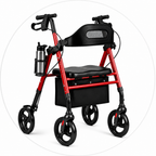 MOVENAX Faltbarer Rollator für drinnen & draußen
