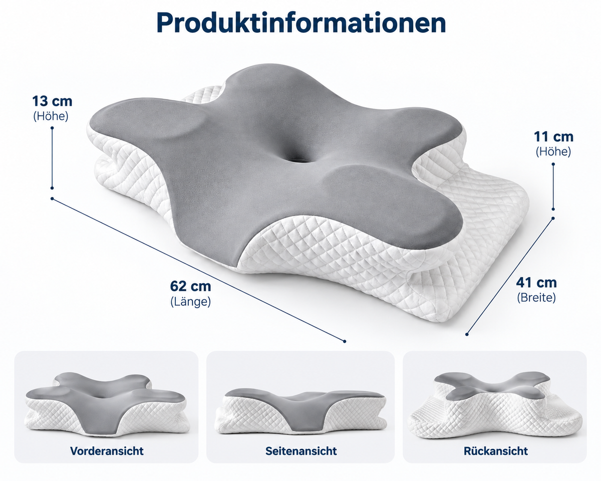 MOVENAX Ergonomisches Schlafkissen